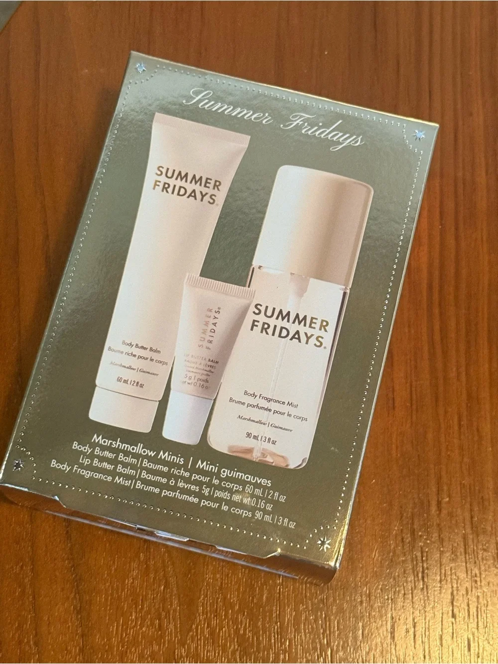 Summer Fridays Lip Gloss and Body Mist Lotion Set